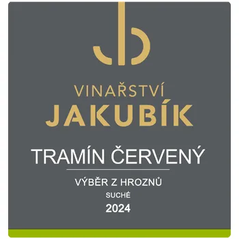 Tramín červený 2024, výběr z hroznů, Vinařství Jakubík, suché