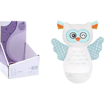 plyšák USÍNÁČEK s osvětlením a hudbou SOVA