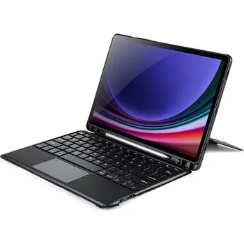 Náhradní díl pro mobilní telefon Obal Dux Ducis Case Dk Foldable s bezdrátovou klávesnicí Samsung Galaxy Tab S9 Black
