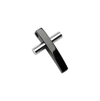 Šperk Šperky4U Ocelový přívěšek - kříž - OPP1235