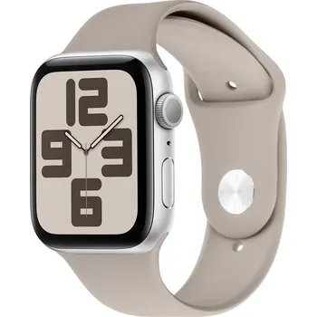 Řemínek na hodinky OBAL:ME Silikonový řemínek pro Apple Watch 38-41mm S-M Beige