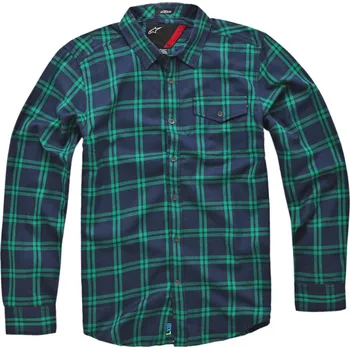 Pánská košile Alpinestars Pánská tmavě-modrá košile BOXY LS SHIRT Alpinestars dlouhá 1033-31013 70 - S