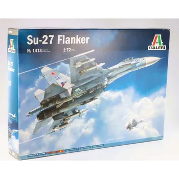autíčko Letadlo SU-27 Flanker 1:72 - stavebnice KIT Italeri SU-27 Flanker - Model KIT