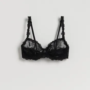 Podprsenka Reserved - Podprsenka s kosticemi a měkkými košíčky - černý - 713HQ-99X - 713HQ-99X-85C