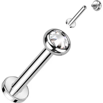 Piercing Šperky4U Piercing do brady - labreta TITAN - TIT1291C-1208