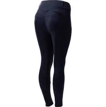 Jezdecké kalhoty Dámské Thermorajtky HORZE Mira Fullgrip 40 Černá 40