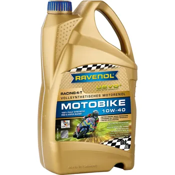 Převodový olej RAVENOL Racing 4-T Motobike SAE 10W-40; 4 L