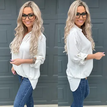 Dámská tunika Prodloužená tunika AILA Barva: Bílá