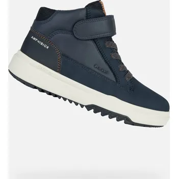 Dámská treková obuv Tmavě modrá chlapecká kotníková obuv Geox Bunshee B Abx - Kluci GEOX modrá | krémová 3417513