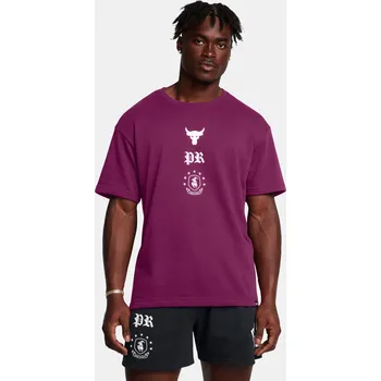 Pánské tričko Under Armour Pánské tričko Pjt Rck Terry SS - Pánské Under Armour fuchsiová 3285122