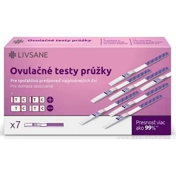 Diagnostický test Livsane Ovulační test - proužky, 7 ks