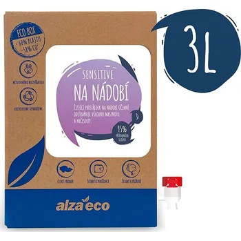 Mycí prostředek AlzaEco Sensitive na nádobí 3 l