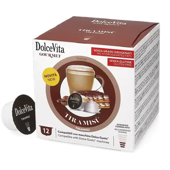 Dolce Vita | Tiramisu - Počet kapslí pro Dolce Gusto: 12