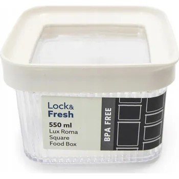 Dóza na potraviny NÁDOBA NA POTRAVINY S TĚSNĚNÍM 550ml BPA FREE 1062