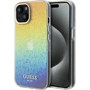 Kryt Guess Case iPhone 14 Guhcp14Shdecmi (Iml Faceted Mirror / Disco Iridescent) Multicolor