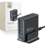 Tech-Protect Dc160W-Gan 6portová stolní nabíječka PD 160W / QC3.0 černá