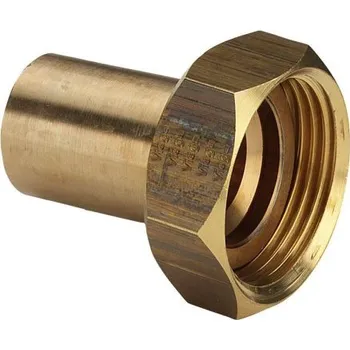 Viega SANPRESS 2264 připojovací šroubení 18x3/4", převlečné, s vnitřním závitem, lisovací, voda, červený bronz