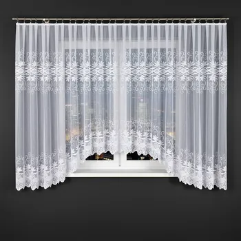 Záclona Dekorační oblouková dlouhá záclona na žabky JOWITA 180 bílá 520x180 cm MyBestHome