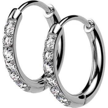 Šperk Šperky4U Ocelové náušnice - kruhy 11mm - OPN1974-11