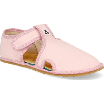 Dívčí bačkory Barefoot dětské přezůvky Antal - Rascal Basic růžové Velikost: 26