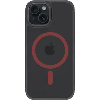 Náhradní kryt pro mobilní telefon Tactical MagForce Hyperstealth 2.0 kryt pro iPhone 15 Black/Red
