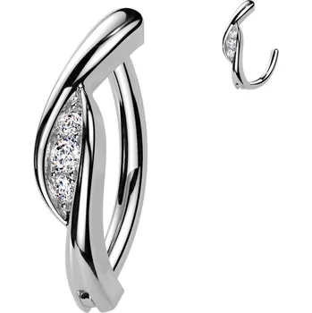 Piercing Šperky4U Piercing do pupíku se dekorativním štítem - WP0088