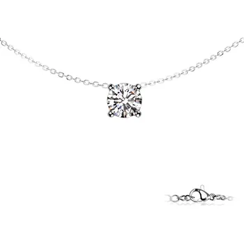 Náhrdelník Šperky4U Ocelový náhrdelník se zirkonem - OPD0343-ST