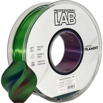 Filament Professional Lab FG-P116-E1, 3D filament, PLA Tri Color, Red Blue Green, 1kg, 1,75mm