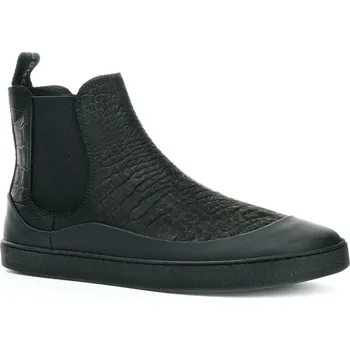 Dámské kozačky Groundies Sienna Black/Croco W chelsea barefoot boty Velikost boty (EU): 38, Vnitřní délka boty: 248, Vnitřní šířka boty: 93