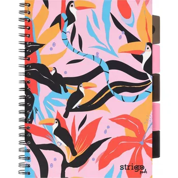 Sešit Sešit A4 s mřížkou Strigo, 100 listů