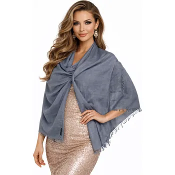 Šátek Dámský šátek 90 x 175 cm Fine 23-03 tmavě šedý