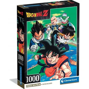 Puzzle CLEMENTONI 1000 dílků COMPACT Anime DRAGON BALL Z [PUZZLE - Puzzle]