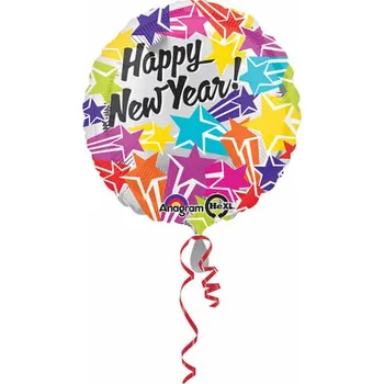 Balónek Fóliový balónek Šťastný Nový Rok 18"