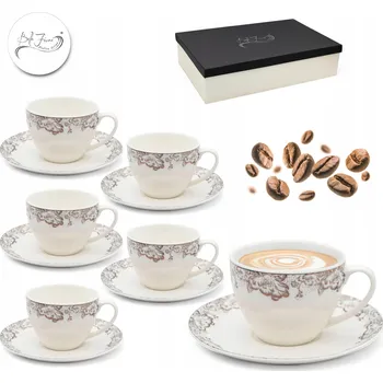 Bella Fiore Šálek BIANCO FIORENZA porcelán 230 ml 6 ks