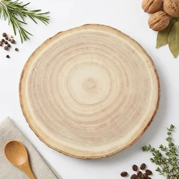 Obraz DŘEVĚNÁ OCHRANNÁ PODLOŽKA NA STŮL PŘÍRODNÍ 19,5X2,2 CM K DEKORACI