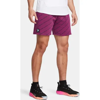 Under Armour Kraťasy Pjt Rck Icon Flc Short Pt BOH-PPL - Pánské Under Armour tmavě červená 3285101