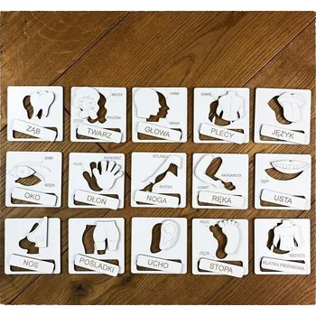 Obraz Tematické puzzle - části těla