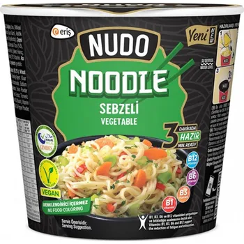 Nudo Noodle Zeleninové 60g cena za kartonové balení (Kartonové balení : 24 ks)