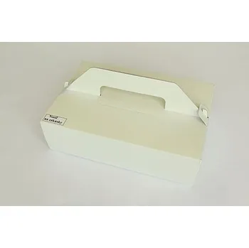 Jednorázové nádobí Nosič na zákusky 27 x 18 x 8 cm, bal. 50 ks