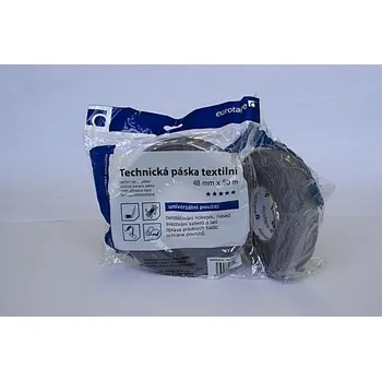 Lepicí páska Textilní kobercová páska 48 mm x 50 m šedá