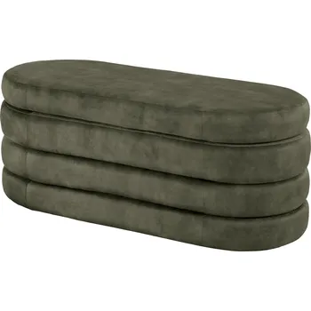 Křeslo Pokojová lavice s ÚP VOQUE 115 CM zelená samet