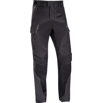 Moto kalhoty Pánské textilní kalhoty Ixon Eddas black grey 1103 Velikost: XL