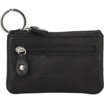 Peněženka Kožená klíčenka Delami Ely, černá
