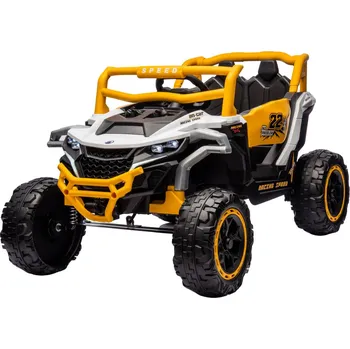 Dětské elektrovozidlo Mamido Elektrické autíčko Buggy M1 4x4 žluto-bílé