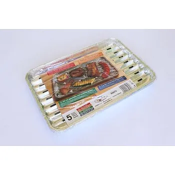 Příslušenství pro gril Alu grilovací tácek, bal. 5 ks