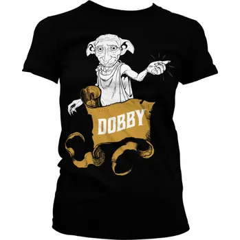 Dámské tričko Dámské tričko Harry Potter - domácí skřítek Dobby, černé (XL)