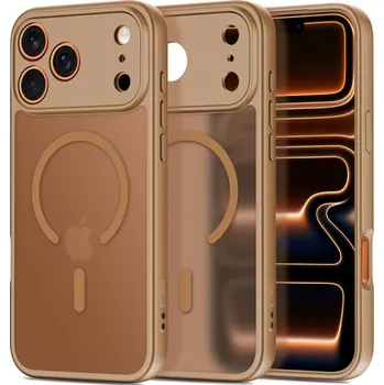 Náhradní kryt pro mobilní telefon Tech-Protect Basicmag Magsafe iPhone 17 Pro Matte Brown