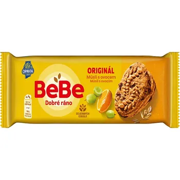 Opavia Bebe Dobré ráno Müsli s ovocem 50g cena za kartonové balení (Kartonové balení : 30 ks)