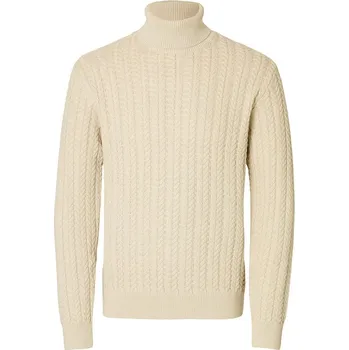 Pánský svetr Svetr SELECTED HOMME Beige 5842513 M