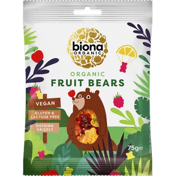 Bonbon BIONA mini ovocné medvídci (75g)